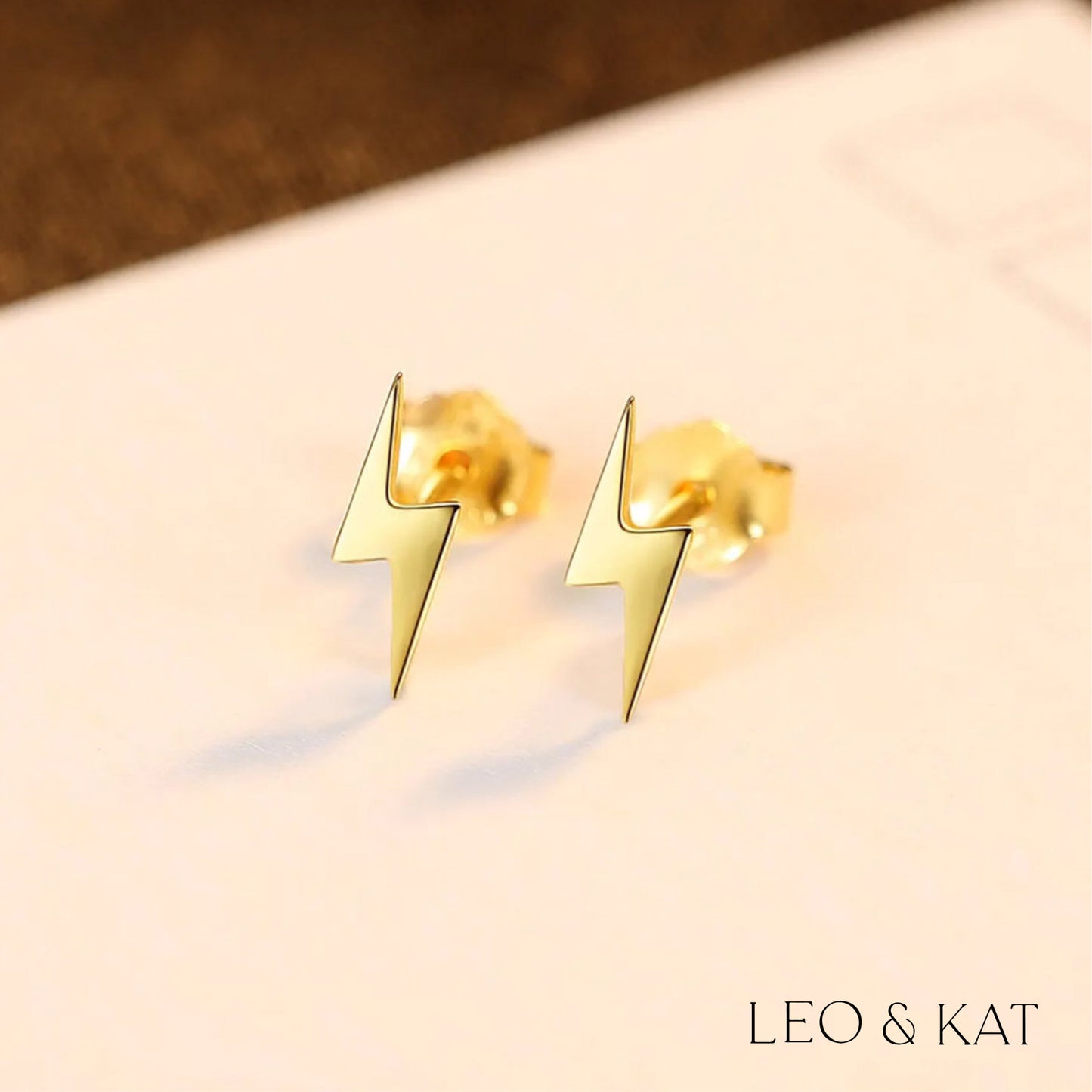 Dainty Lightning Bolt Earrings