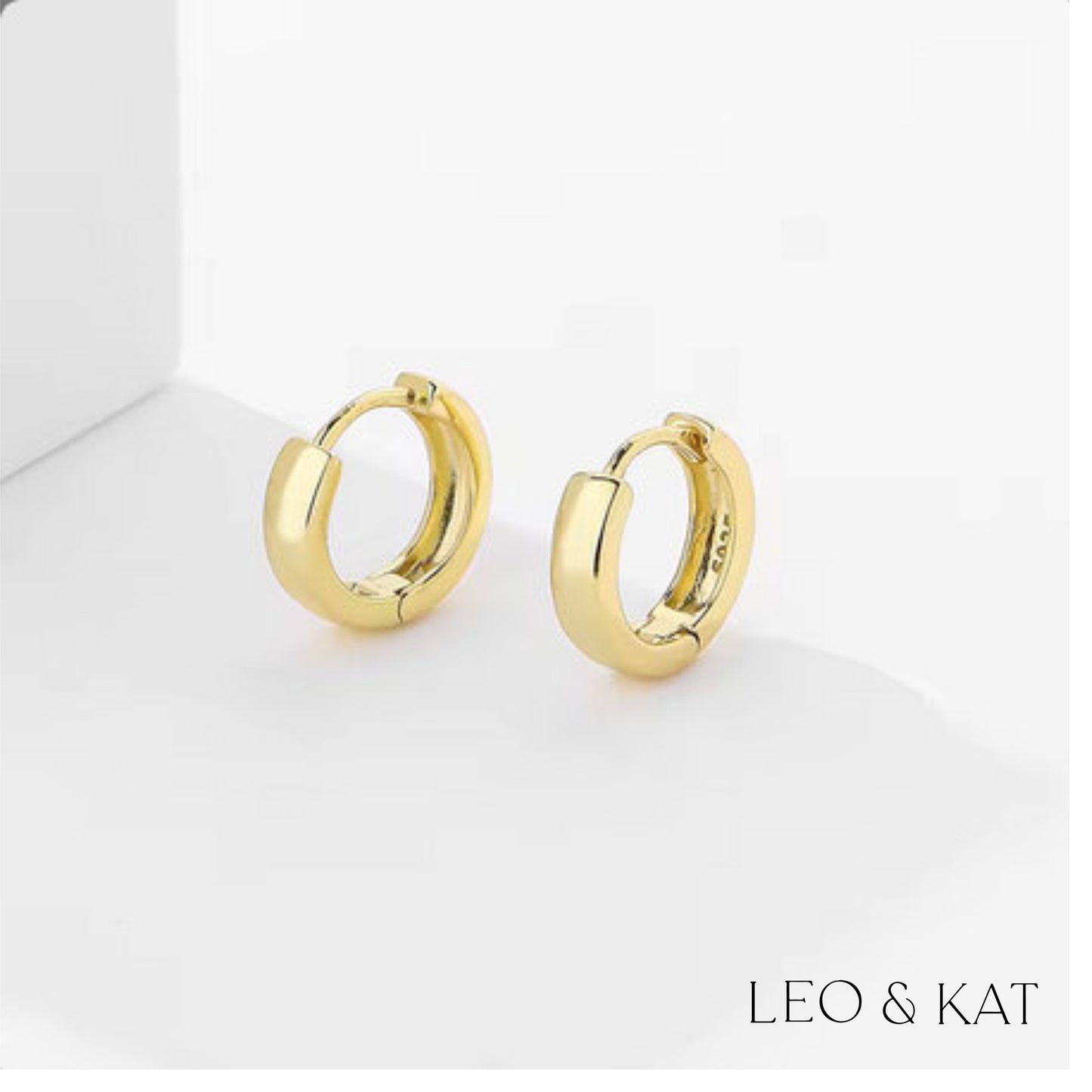 Gold Huggie Earrings