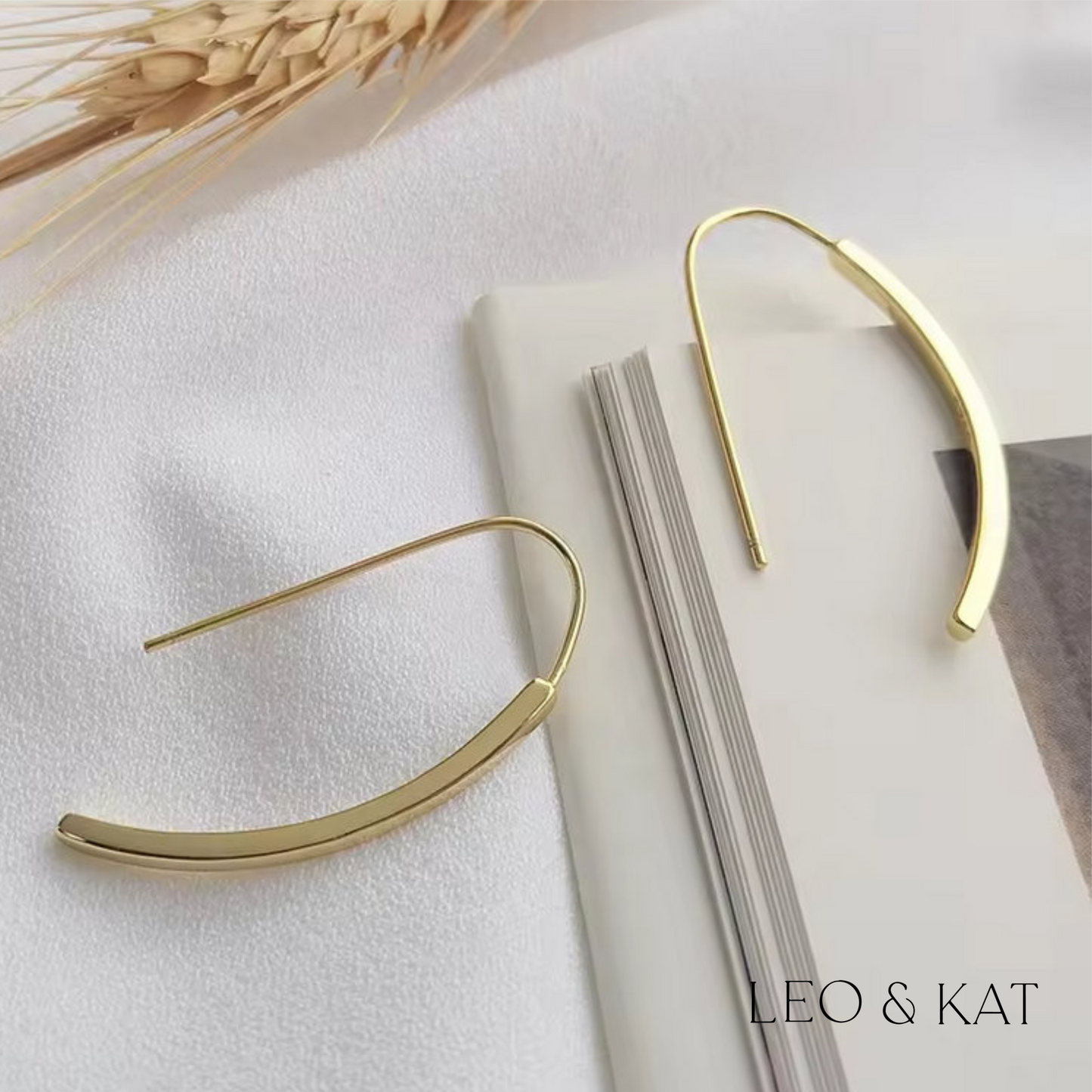 Gold & Silver Open Hoop Earrings