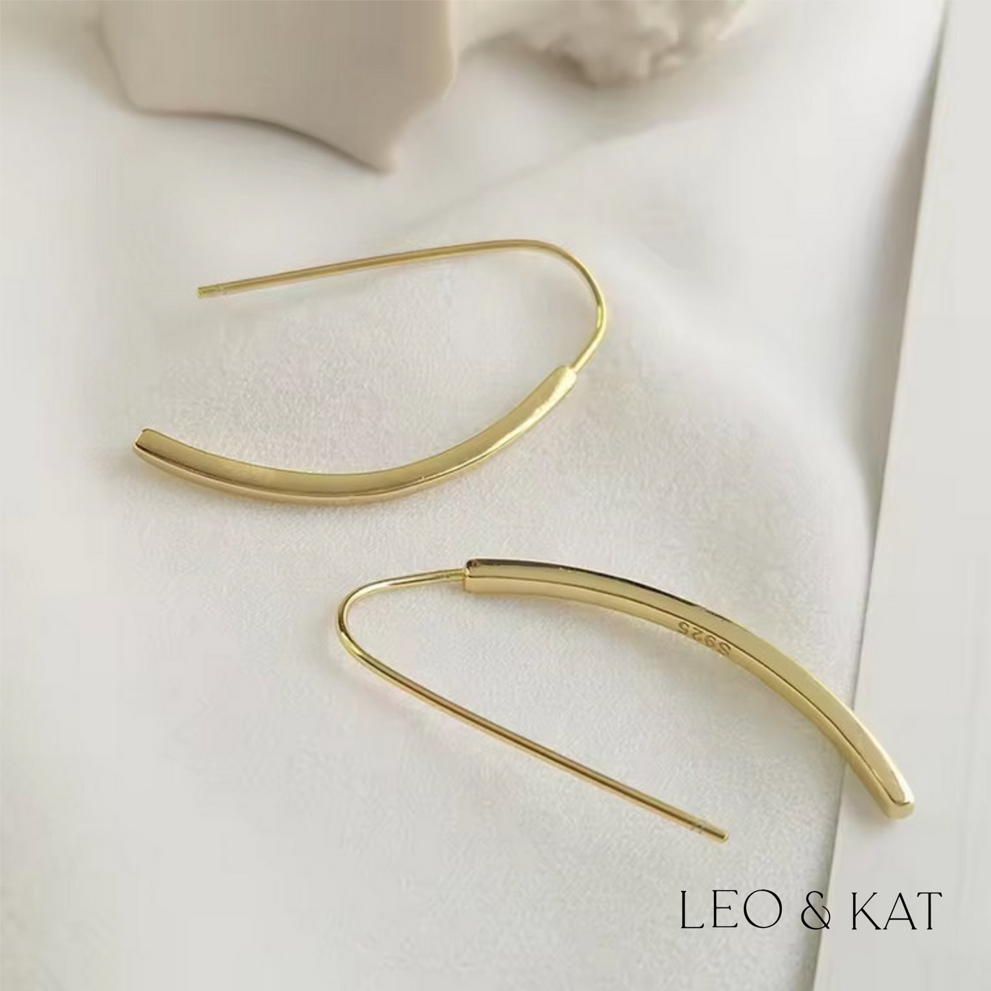 Gold & Silver Open Hoop Earrings