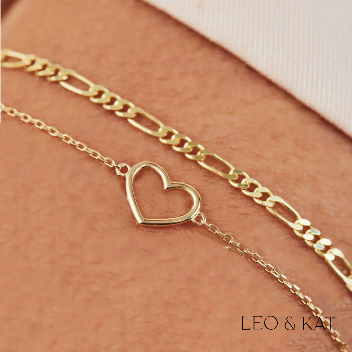 Gold Heart Bracelet