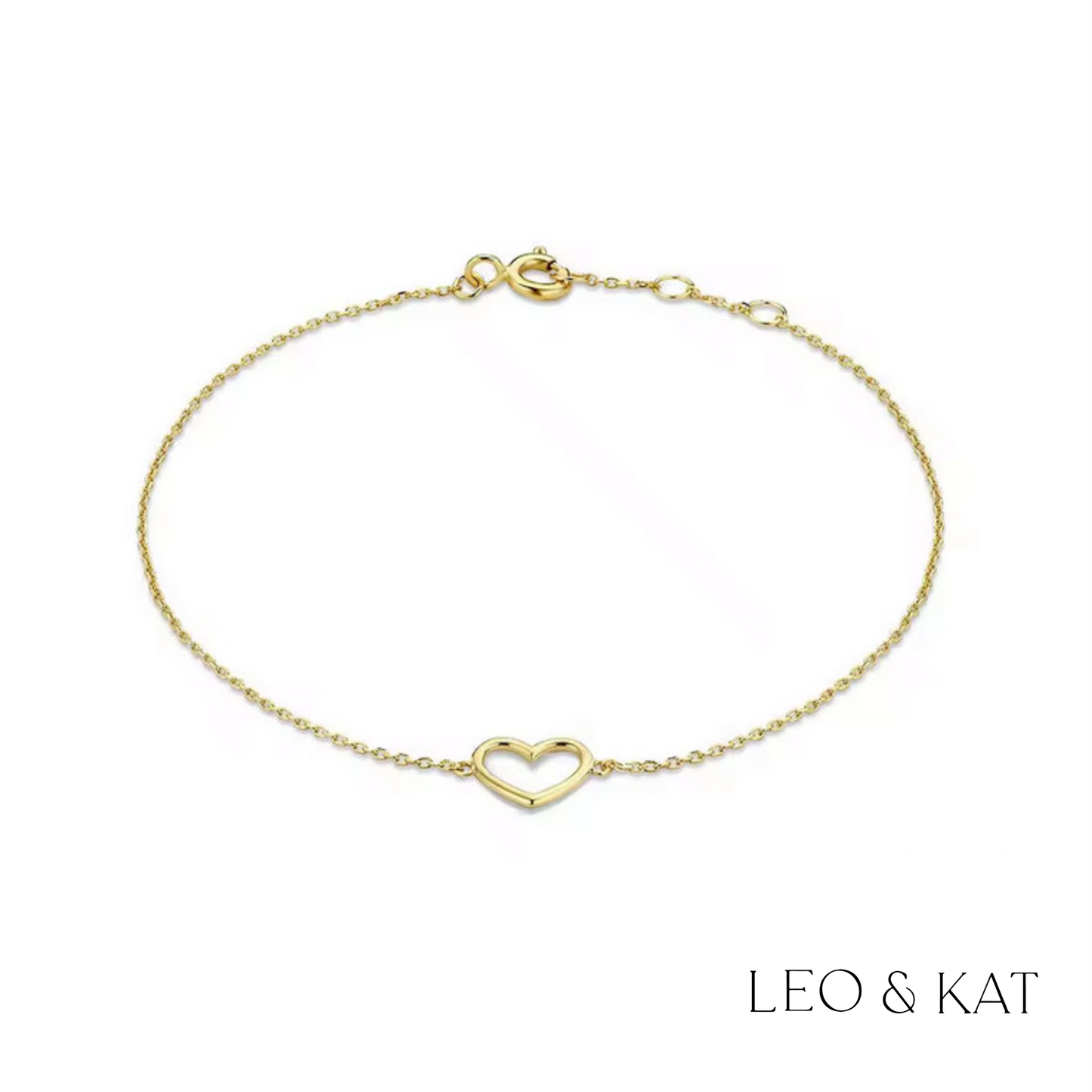 Gold Heart Bracelet